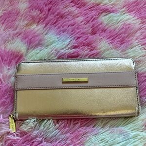 Anne Klein Pink and Gold Wallet